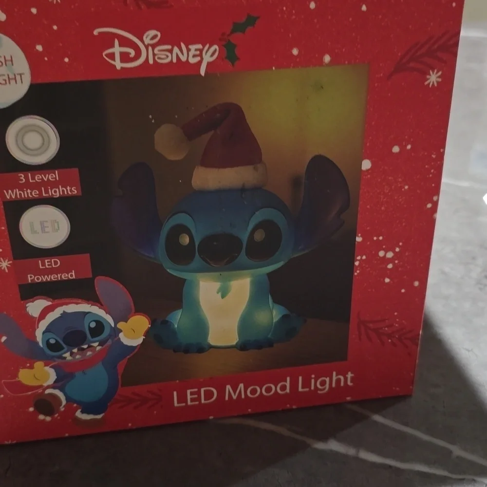 Stitch LED Christmas Mood Light NWT
